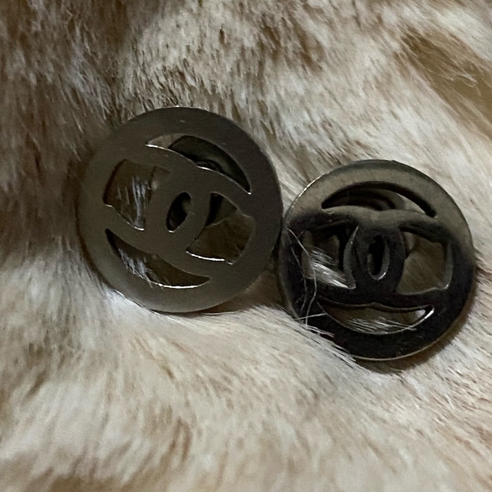 ‼️TODAY HALF PRICE‼️ Silver Logo Stud Earrings